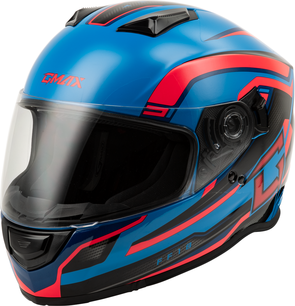 Ff 18 Drift Helmet Black/Blue/Red Sm