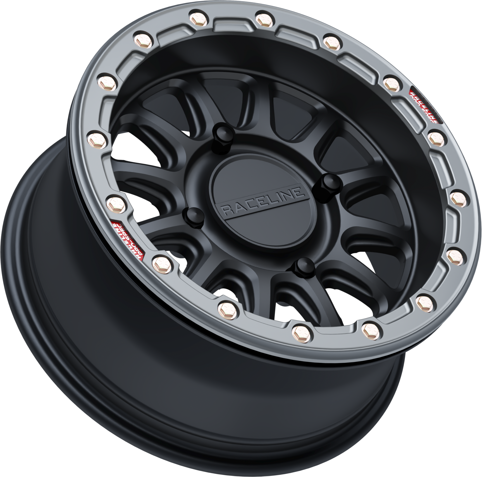 Alpha Wheel 4/156 Blk/Gunmetal 15x7 (+10mm)