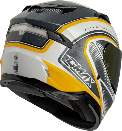 Ff 98 Aftershock Helmet White/Metallic Silver Xs