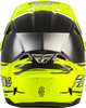 Fly Racing Kinetic Surge Youth Helmet – Grey / Hi-Vis Yellow