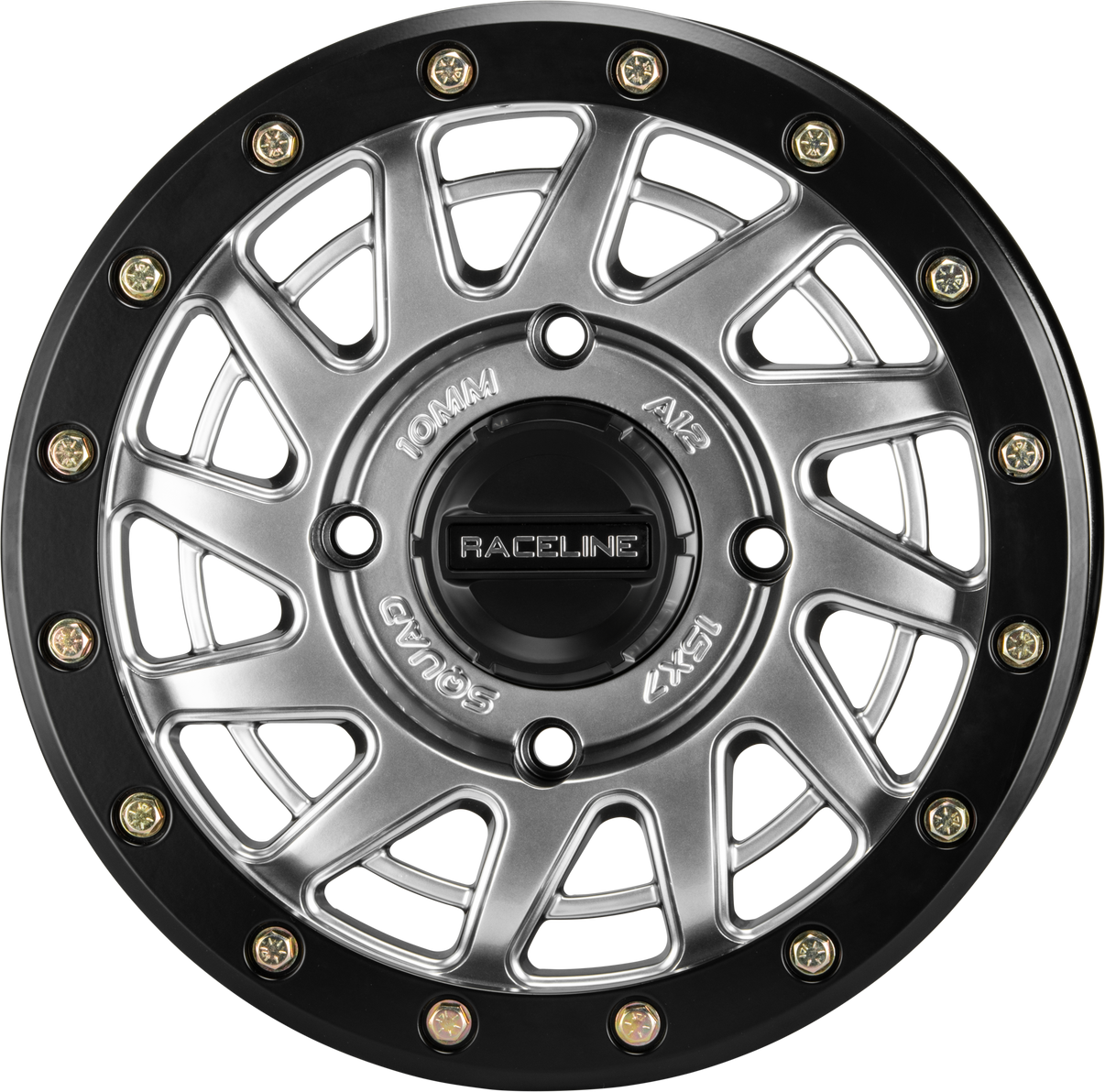 Squad Bdlk Wheel 15x7 4/156 5+2(+10mm) Hyper Silver