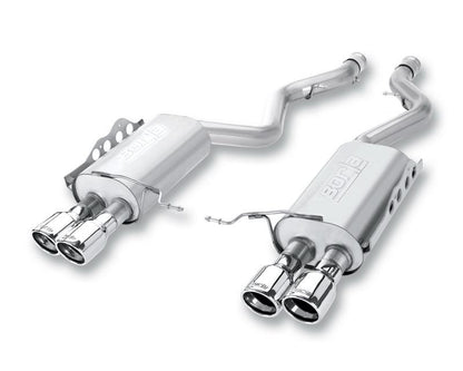 Borla 15-17 Ford F-150 2.7L/ 3.5L EcoBoost/ 5.0L V8 Rear Exit S-Type Catback Exhaust Black Chrome