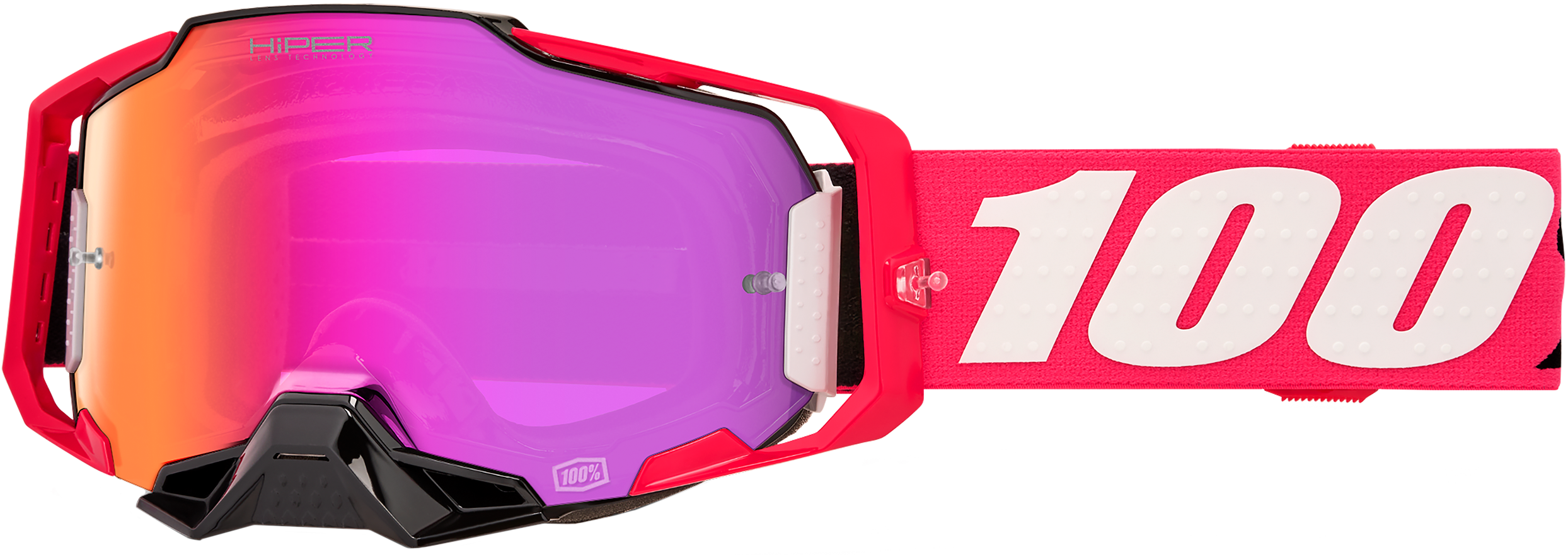 Armega Hiper Goggle Kloug Mirror Dark Red Lens