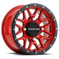 Krank Wheel 14x7 4/110 5+2 (+10mm) Blk/Red