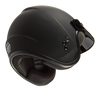 Of 2 Open Face Helmet Matte Black Lg