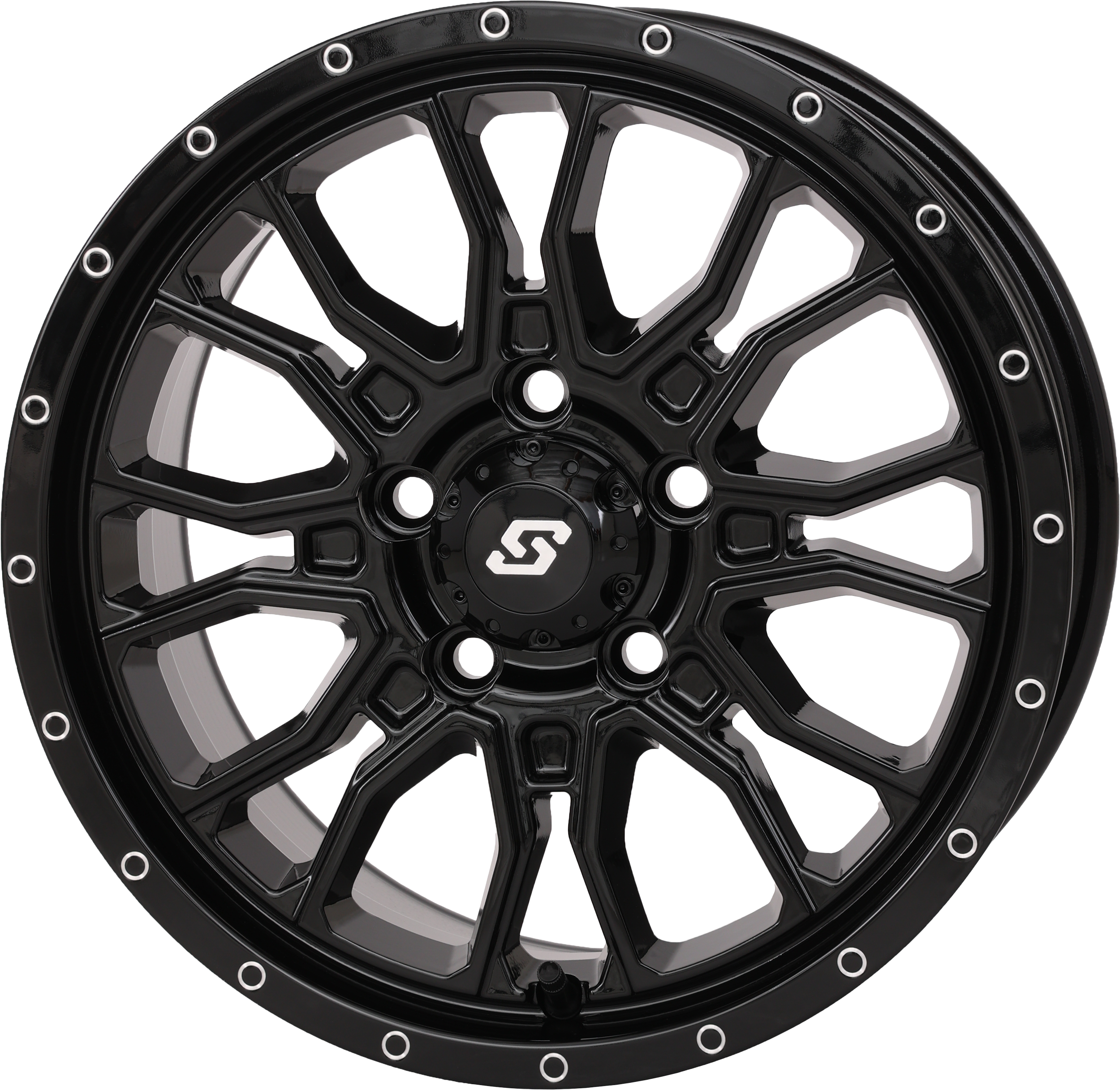 Fusion Wheel 15x7 5+2 5/4.5 Gloss Black