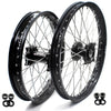 KKE 21 & 18 Enduro Wheels Rims for Husqvarna TE TC FE FC SMR TXC  2000-2013 Red Hubs