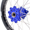 KKE 21 & 18 Enduro Rims for TM EN MX SMR 125-300 Blue Hub Black Rims