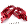 KKE CNC Aluminum Footpegs for HONDA/KAWASAKI Red/Blue/Green/Black/Silver