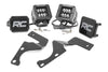 LED Light Kit | Ditch Mount | 2" Black Flood Pair | Toyota 4Runner (10-24) | 70799
