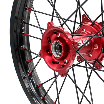 KKE 21in. 19in.  or 21in. 18in. Motorcycle Spoked Wheels Rims For HONDA CRF250R 2004-2013 CRF450R 2002-2012