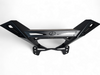 Underside view of Can-Am Maverick R Rear Volt Bumper showing welded steel structure, reinforcement points, and mounting tab placement