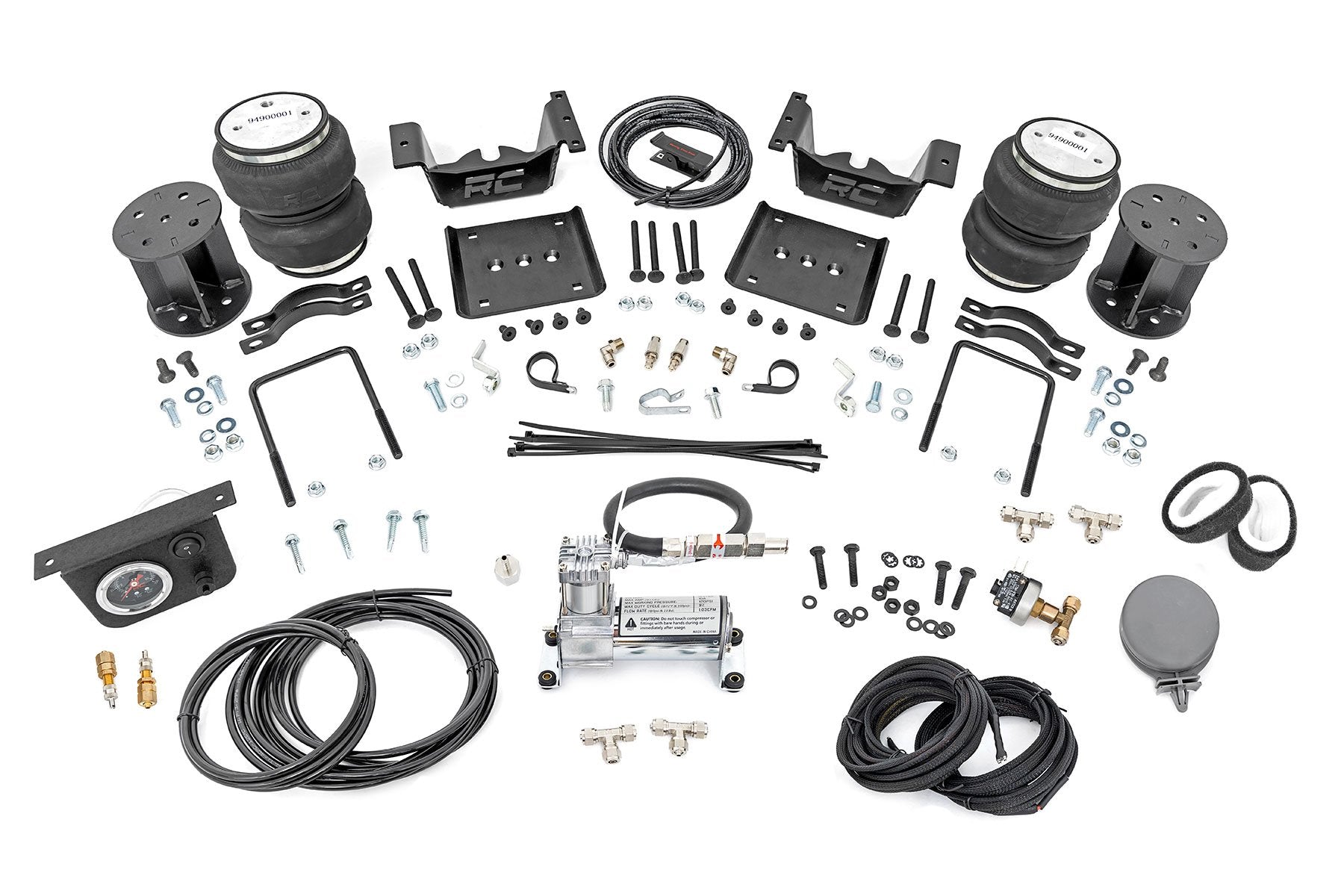 Air Spring Kit w/compressor | 5 Inch Lift Kit | Chevy/GMC 1500 (07-18 & Classic) | 100054C