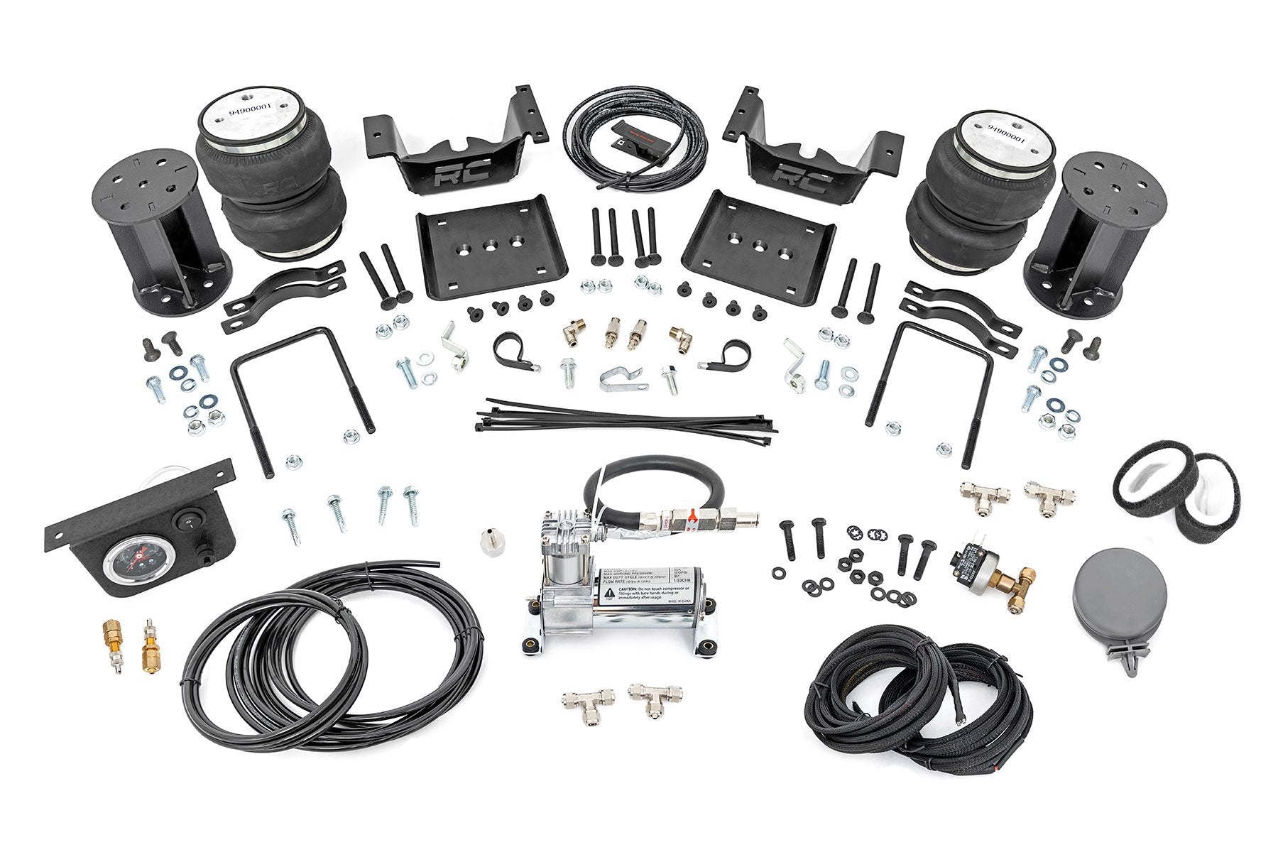 Air Spring Kit w/compressor | 6-7.5 Inch Lift Kit | Chevy/GMC 1500 (07-18 & Classic) | 100056C
