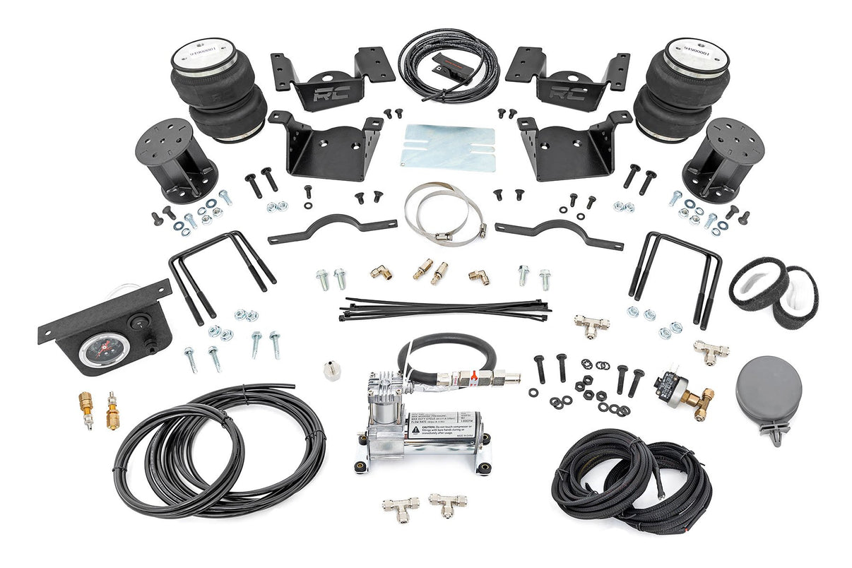 Air Spring Kit w/compressor | 7.5 Inch Lift Kit | Chevy/GMC 2500HD/3500HD (11-19) | 100074C