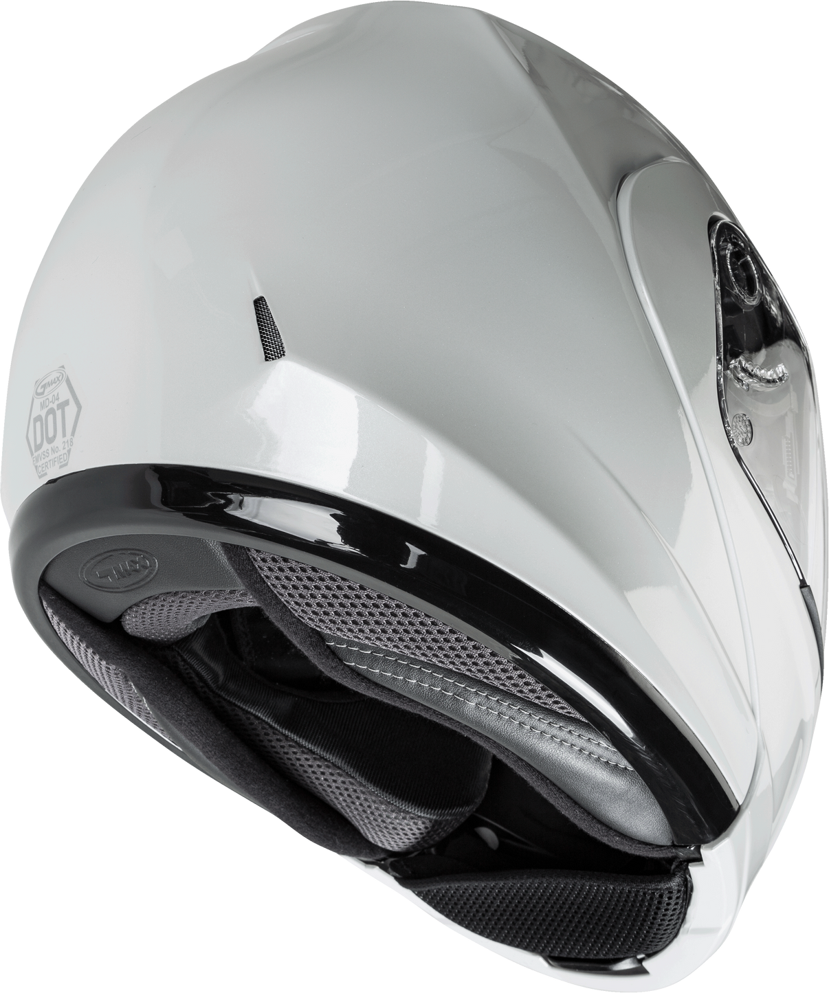 Md 04 Modular Helmet Pearl White 2x