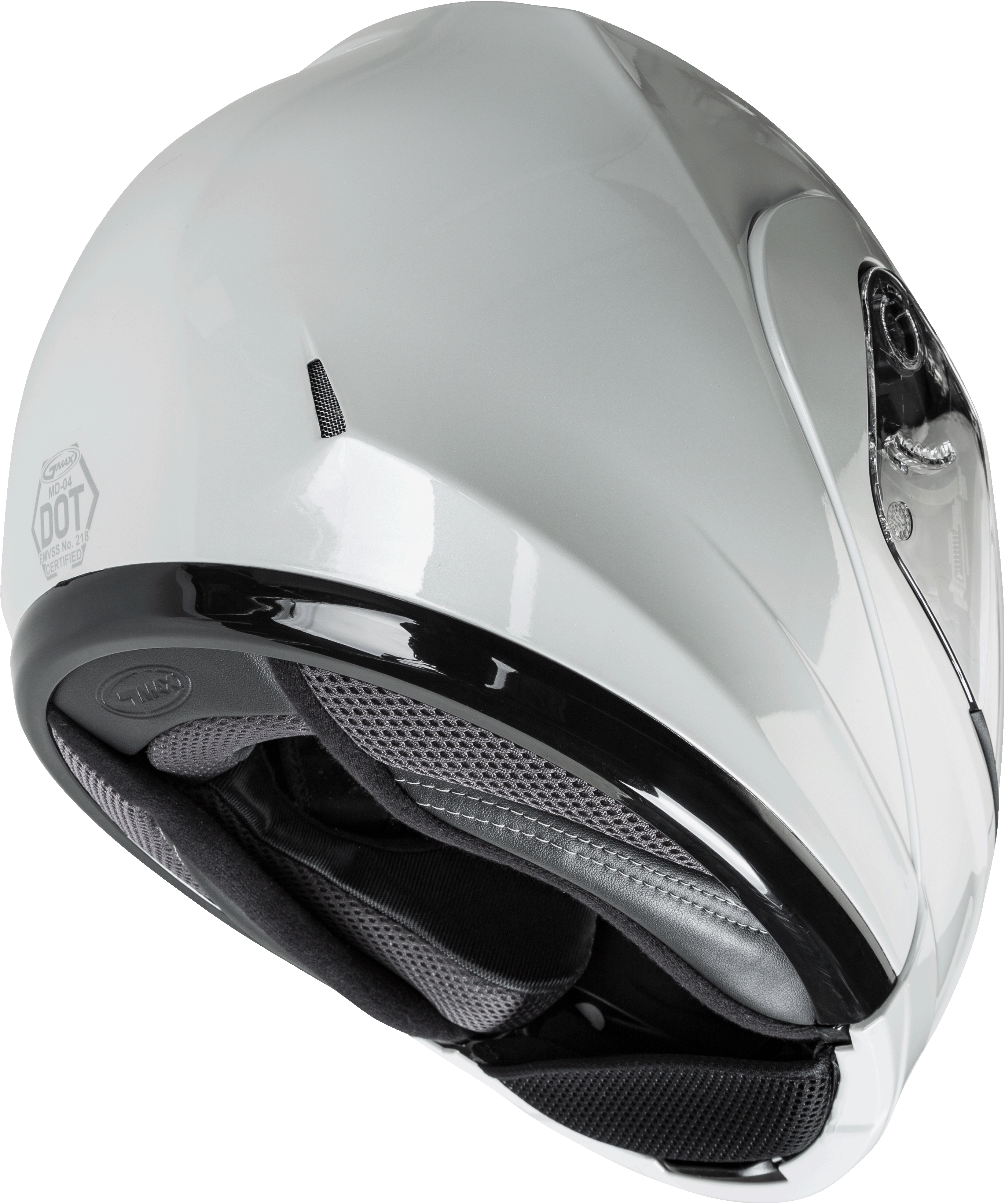 Md 04 Modular Helmet Pearl White 2x