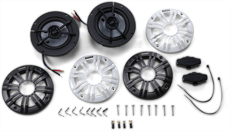 KICKER All-Weather 4" 2-way 2 Ohm Speakers 45KM42