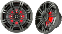 KICKER 6.5" Speakers - 7-Color LED 45KM654L