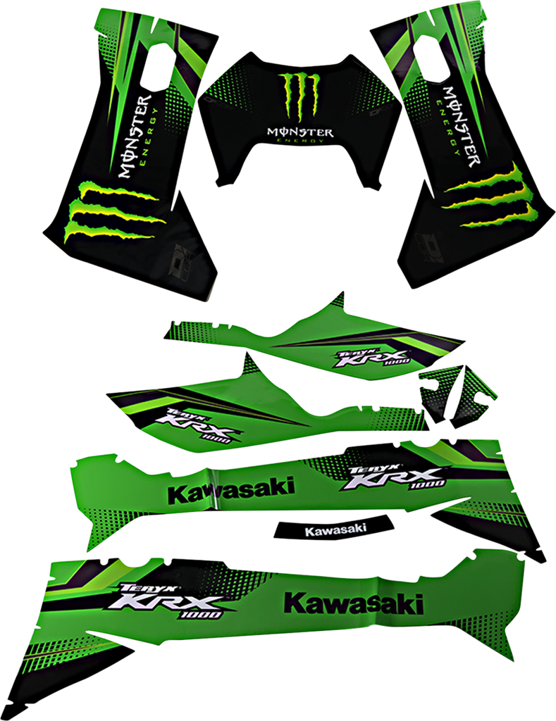 D'COR VISUALS Complete Graphics Kit - Monster - 2-Door - Part Number 20-20-290