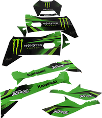 D'COR VISUALS Complete Graphics Kit - Monster - 2-Door - Part Number 20-20-291