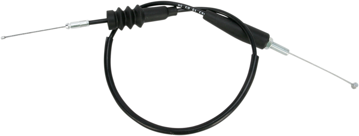 MOTION PRO Black Vinyl Throttle Cable - Pull - +4" - Kawasaki 03-0363
