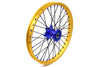 KKE 21"&19" Mx Dirtbike Cast Wheels For YAMAHA YZ125 YZ250 YZ250F YZ450F Gold Rim Black Spokes