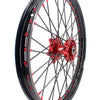 KKE 21 & 19 MX Rims for Suzuki RMZ250 2007-2025 RMZ450 2005-2025 Black Spokes