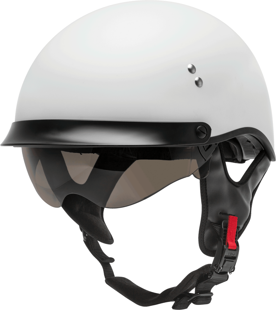 Hh 65 Half Helmet Full Dressed Matte White Lg