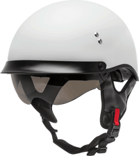 Hh 65 Half Helmet Full Dressed Matte White Lg