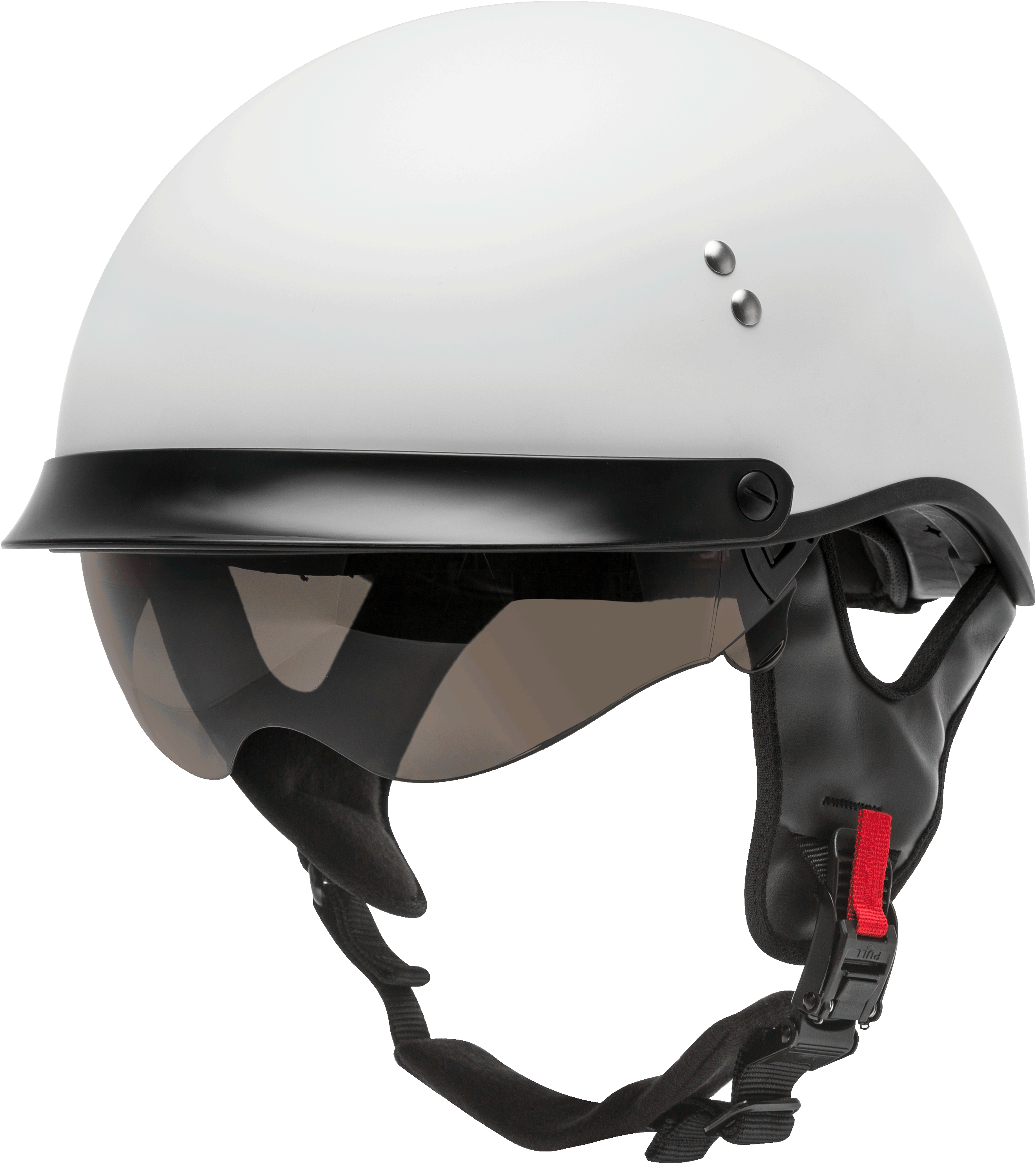 Hh 65 Half Helmet Full Dressed Matte White Lg