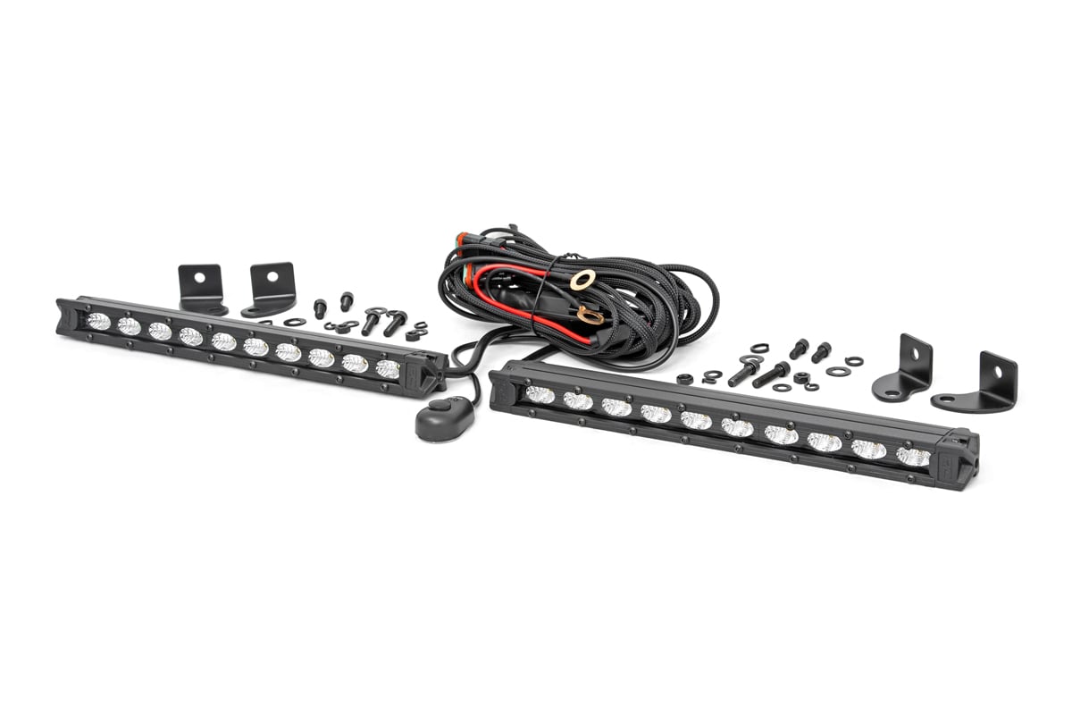 10 Inch Black Series LED Light Bar | Slim Line| Pair | 70410ABL