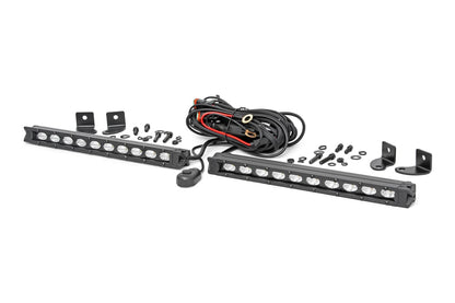 10 Inch Black Series LED Light Bar | Slim Line| Pair | 70410ABL