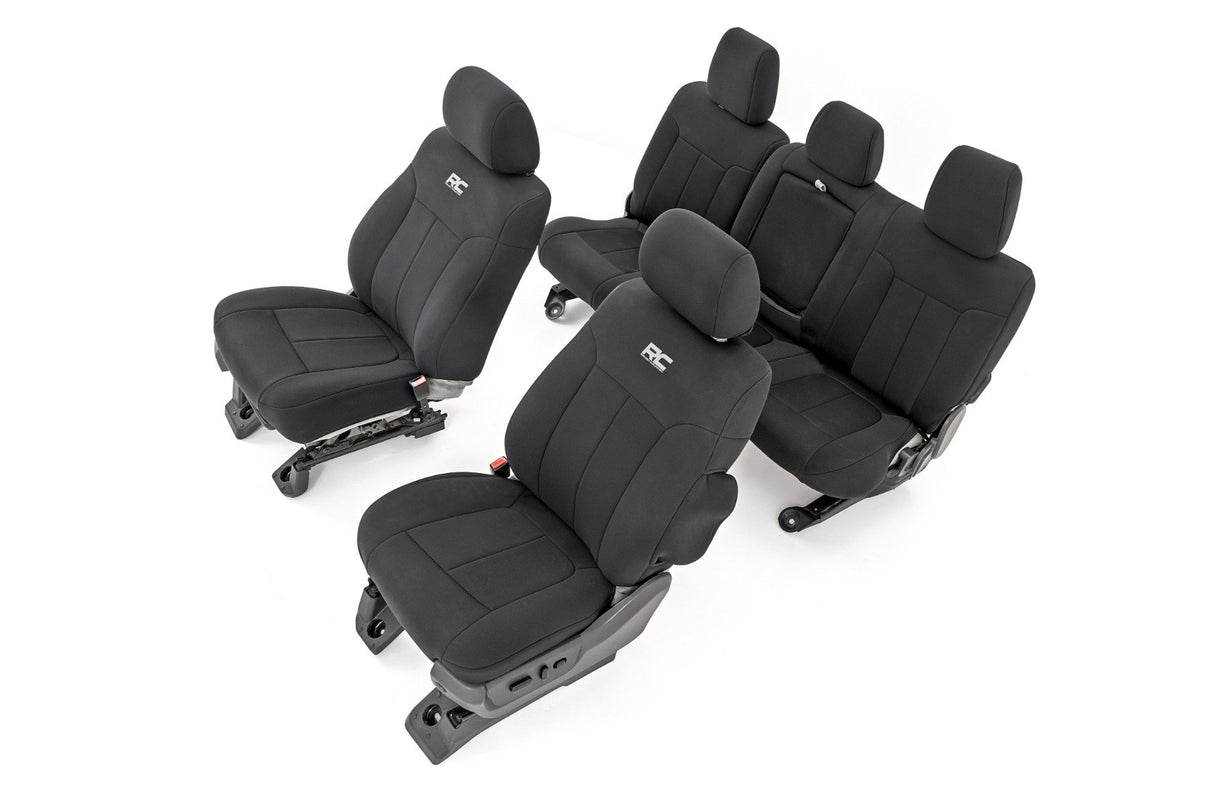 Seat Covers | Front and Rear | Ford F-250/F-350 Super Duty 2WD/4WD (11-16) | 91055