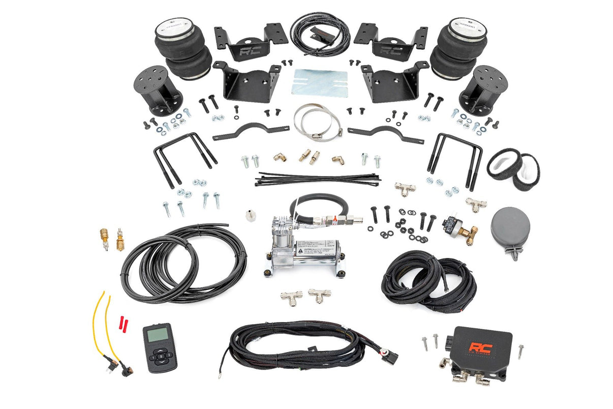 Air Spring Kit w/compressor | Wireless Controller | 7.5 Inch Lift Kit | Chevy/GMC 2500HD/3500HD (11-19) | 100074WC