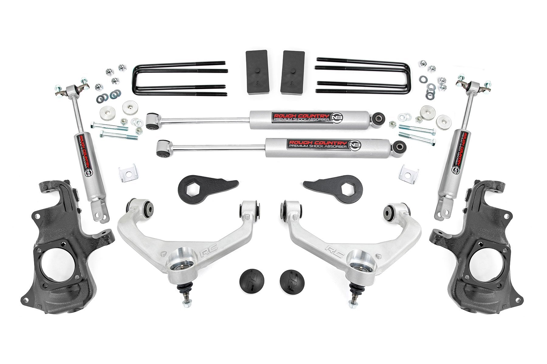 3.5 Inch Lift Kit | Knuckle | w/ Overloads | Chevy/GMC 2500HD/3500HD (11-19) | 97630