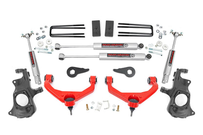 3.5 Inch Lift Kit | Knuckle | Chevy/GMC 2500HD/3500HD (11-19) | 95730RED