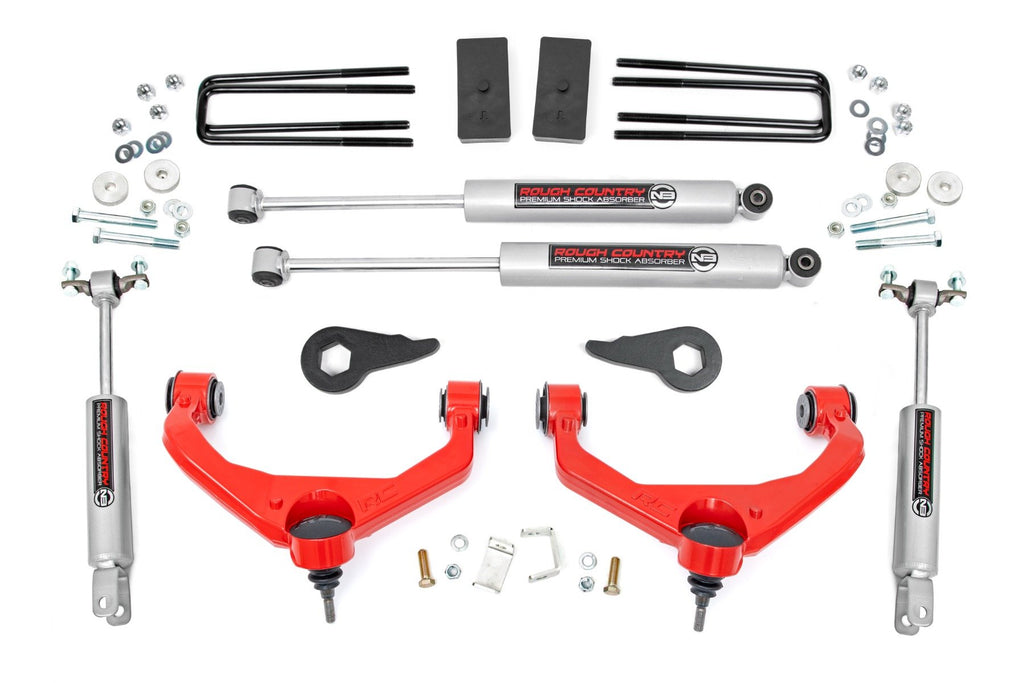 3.5 Inch Lift Kit | Chevy/GMC 2500HD/3500HD 2WD/4WD (11-19) | 95920RED