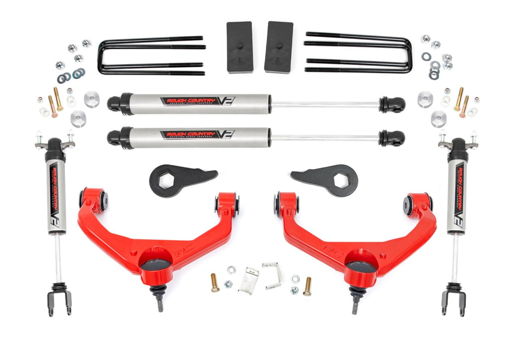 3.5 Inch Lift Kit | V2 | Chevy/GMC 2500HD/3500HD (11-19) | 95970RED
