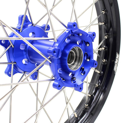 KKE 21 & 18 Enduro Wheels Rims Set for Yamaha WR250R 2008-2020 Blue&Black