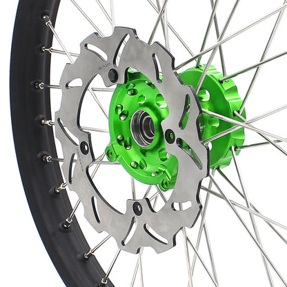 KKE 21/18 Enduro or 21/19 MX Wheels for Kawasaki KX125 KX250 2003-2005 Disc