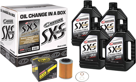 MAXIMA RACING OIL SXS Synthetic Oil Change Kit - Can-Am - 5W-40 90-469013-CA