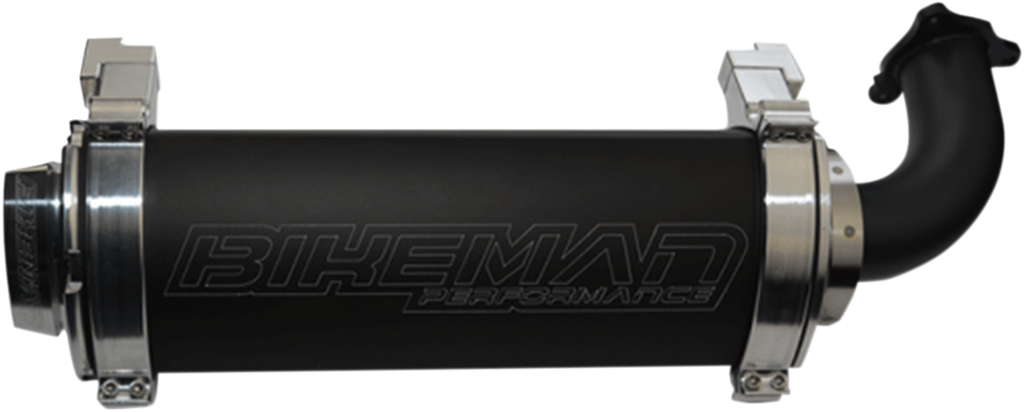 BIKEMAN PERFORMANCE RZR XP Turbo Muffler - Black 17-318-SB