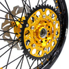 KKE 21 & 19 MX Wheels Rims for SUZUKI RMZ250 2007-2025 RMZ450 2005-2025 Black Spokes