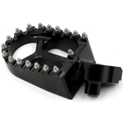 KKE BILLET CNC FOOTPEGS FOR YAMAHA YZ85 YZ125 YZ250 YZ426F YZ450F WR250F WR450F BLUE BLACK SILVER OPTIONAL