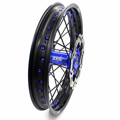 KKE 1.6*21 & 2.15*18 Enduro Spoked Wheels Set For SUZUKI DRZ400SM 2005-2024
