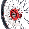 KKE 21 & 19 MX Rims for Suzuki RMZ250 2007-2025 RMZ450 2005-2025 Black Spokes