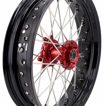 KKE 17 Inch Supermoto Spoke Alloy Wheels Rims For HONDA CRF250L 2013-2020