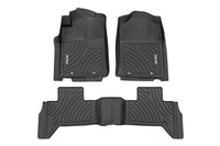 Rough Country | Flex-Fit Floor Mats | Front and Rear | Toyota Tacoma 2WD/4WD (2012-2015) | FF-71213