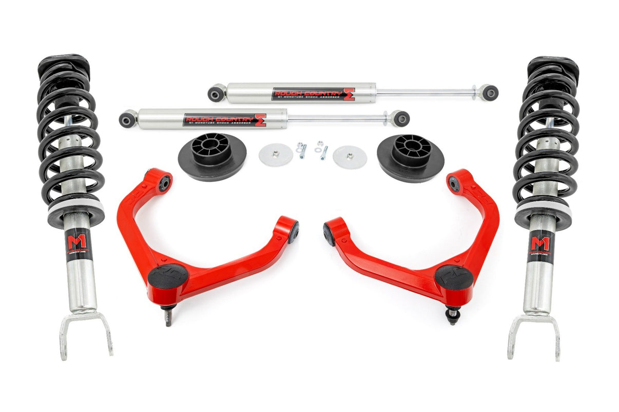 3 Inch Lift Kit | M1 Struts/M1 | Ram 1500 4WD (2012-2018 & Classic) | 31240RED